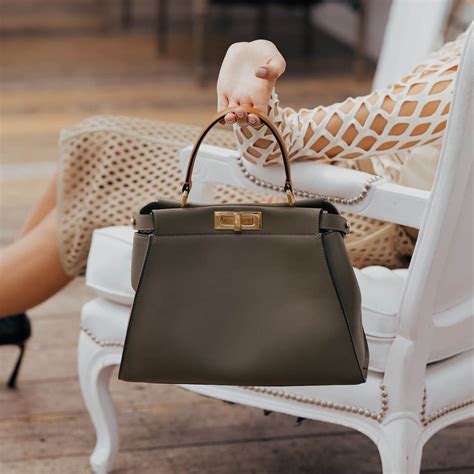 fendi peekaboo style change|Fendi peekaboo leather bags.